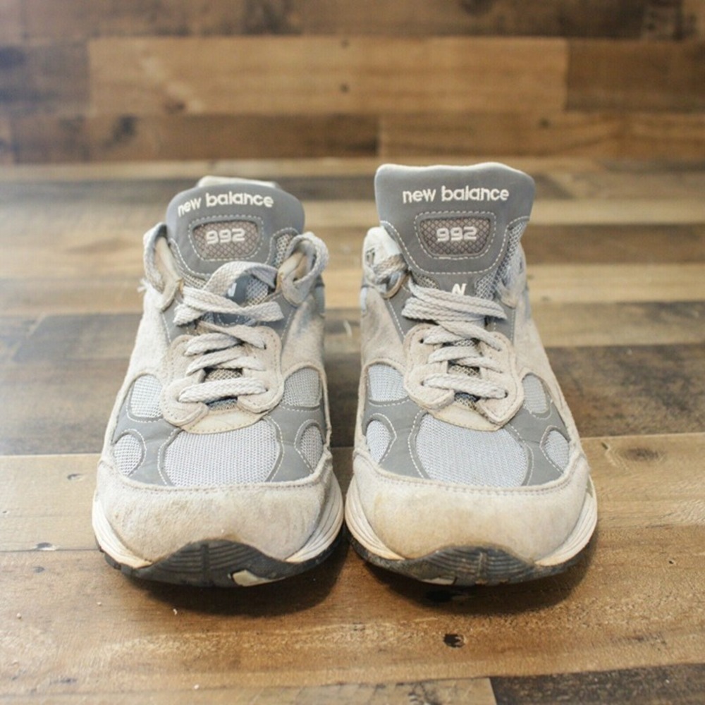 Vintage New Balance 992 Shoes Sneakers Gray M992GL Mens Sz 9 Made In USA - Picture 2 of 9